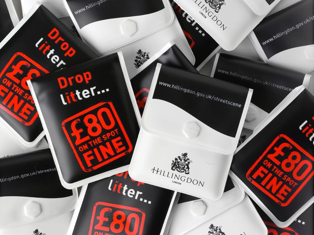 Minibin pocket ashtrays