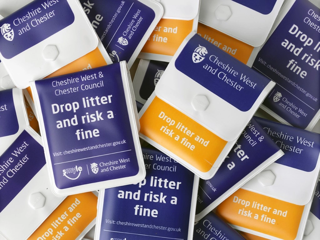 Minibin pocket ashtrays
