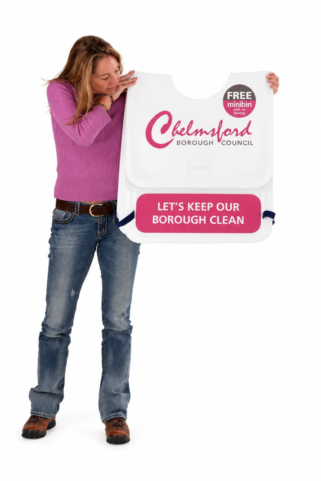 Minibin promotional costume