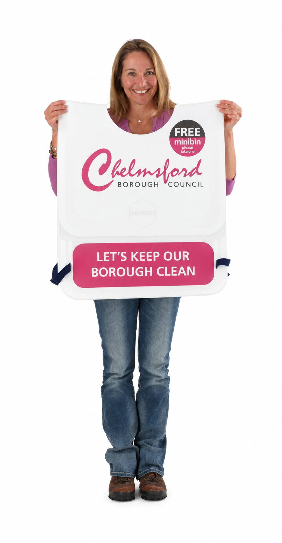 Minibin promotional costume