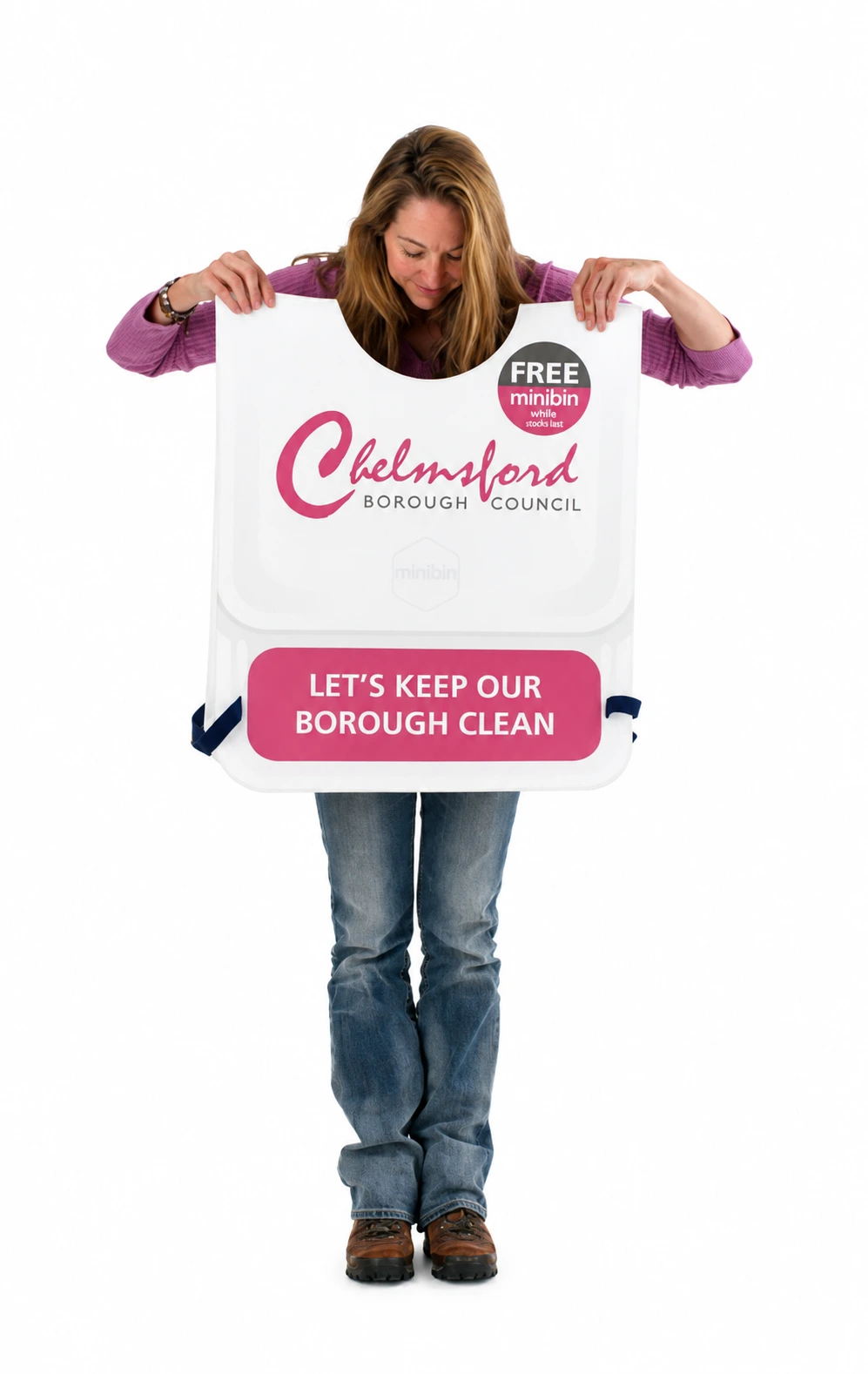 Minibin promotional costume