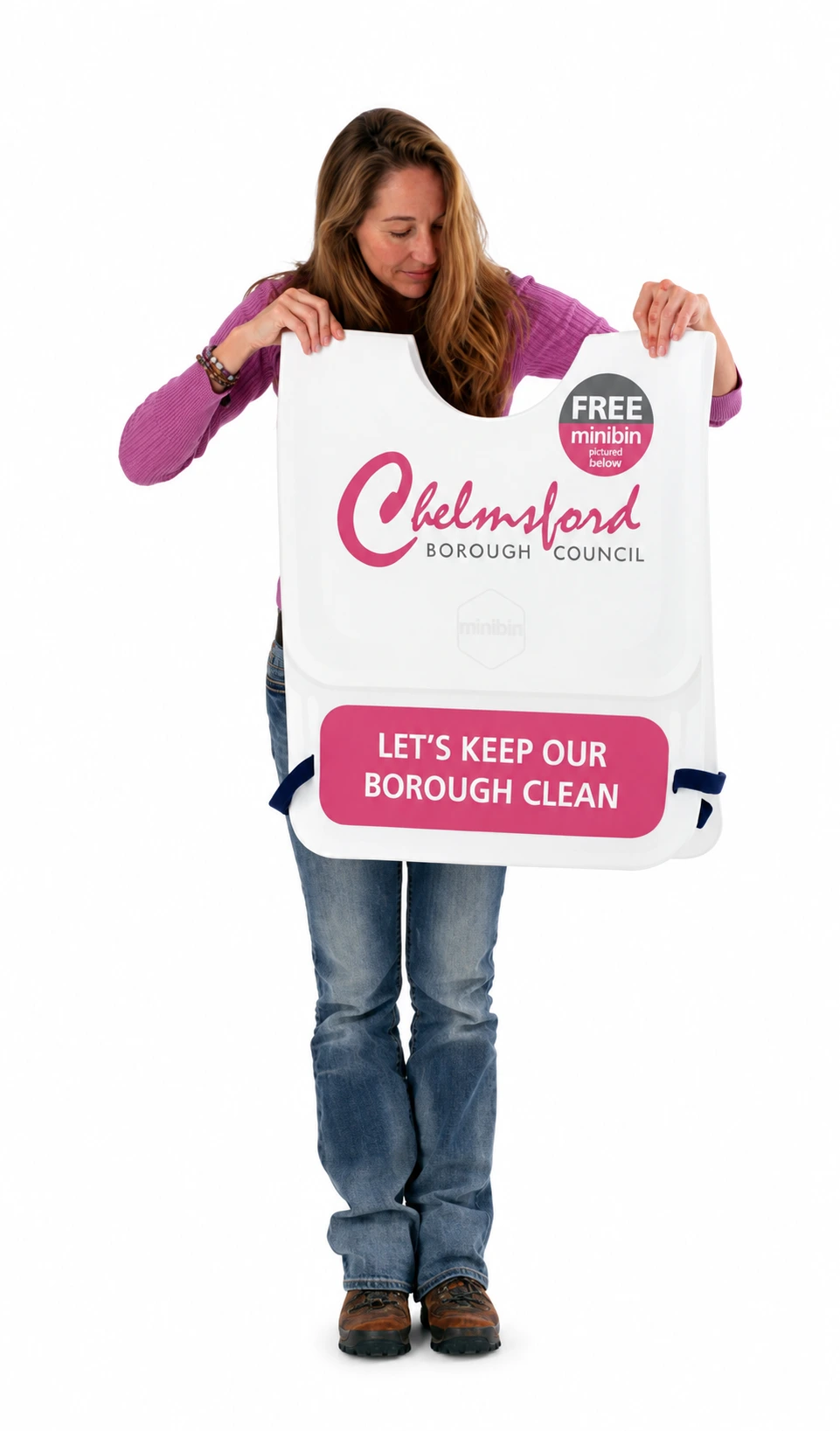 Minibin promotional costume