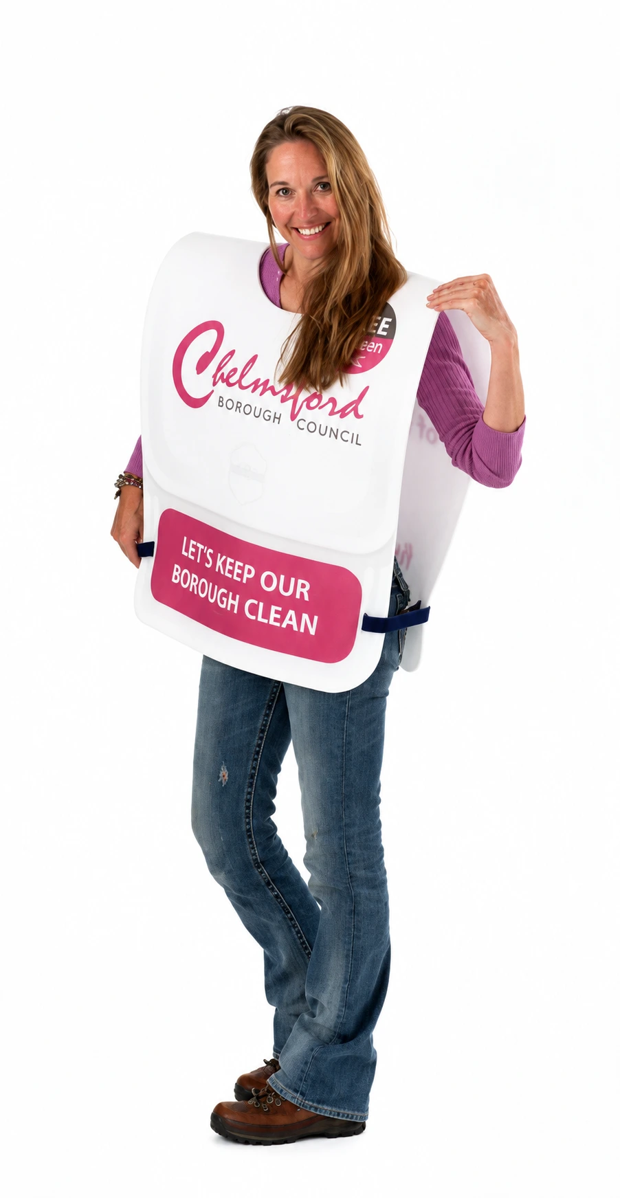 Minibin promotional costume