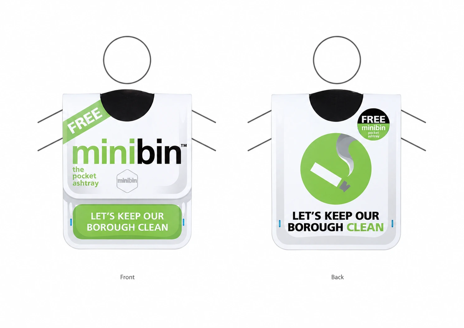 Minibin promotional costume