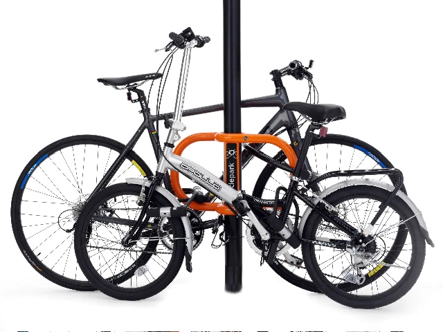 Cyclepark post-mounted bicycle parking