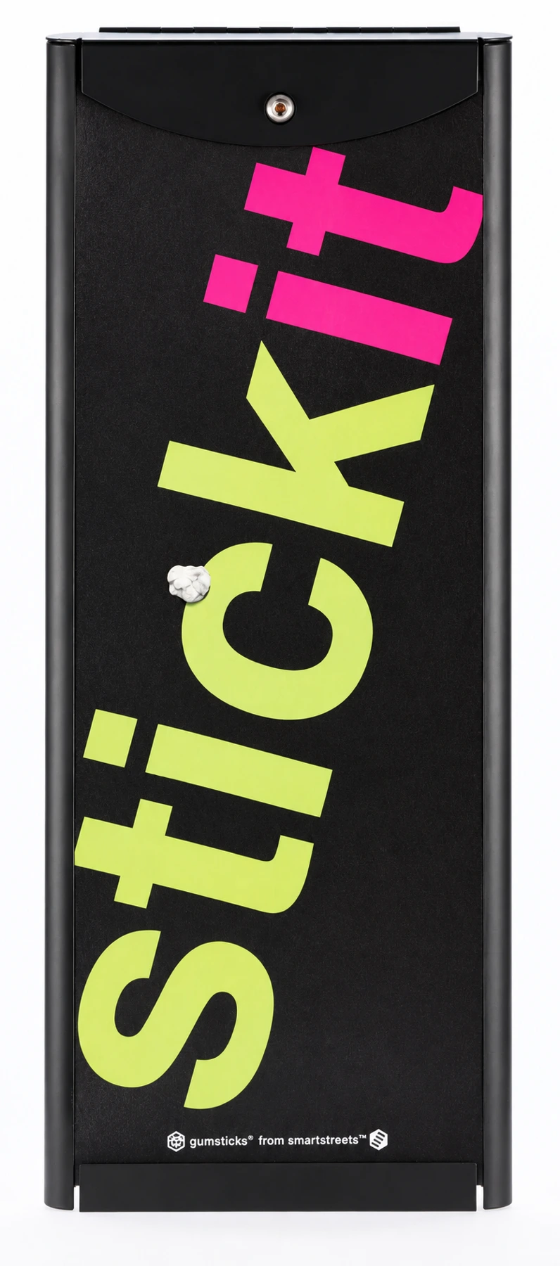 Gumstick chewing gum disposal board