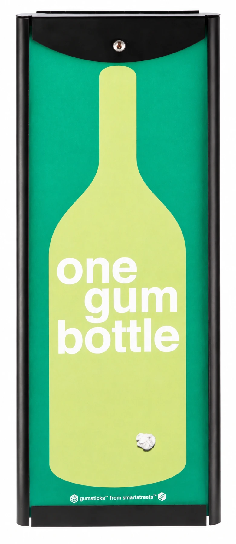 Gumstick chewing gum disposal board