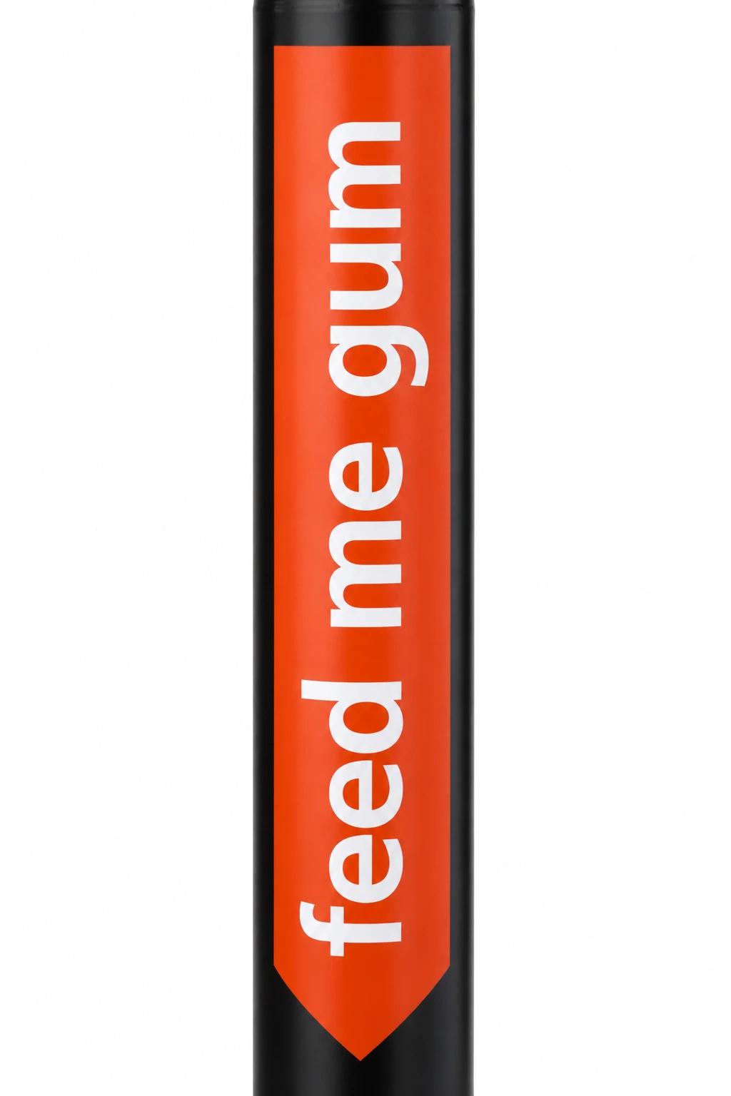 PostPointer signs for cigarette and gum disposal