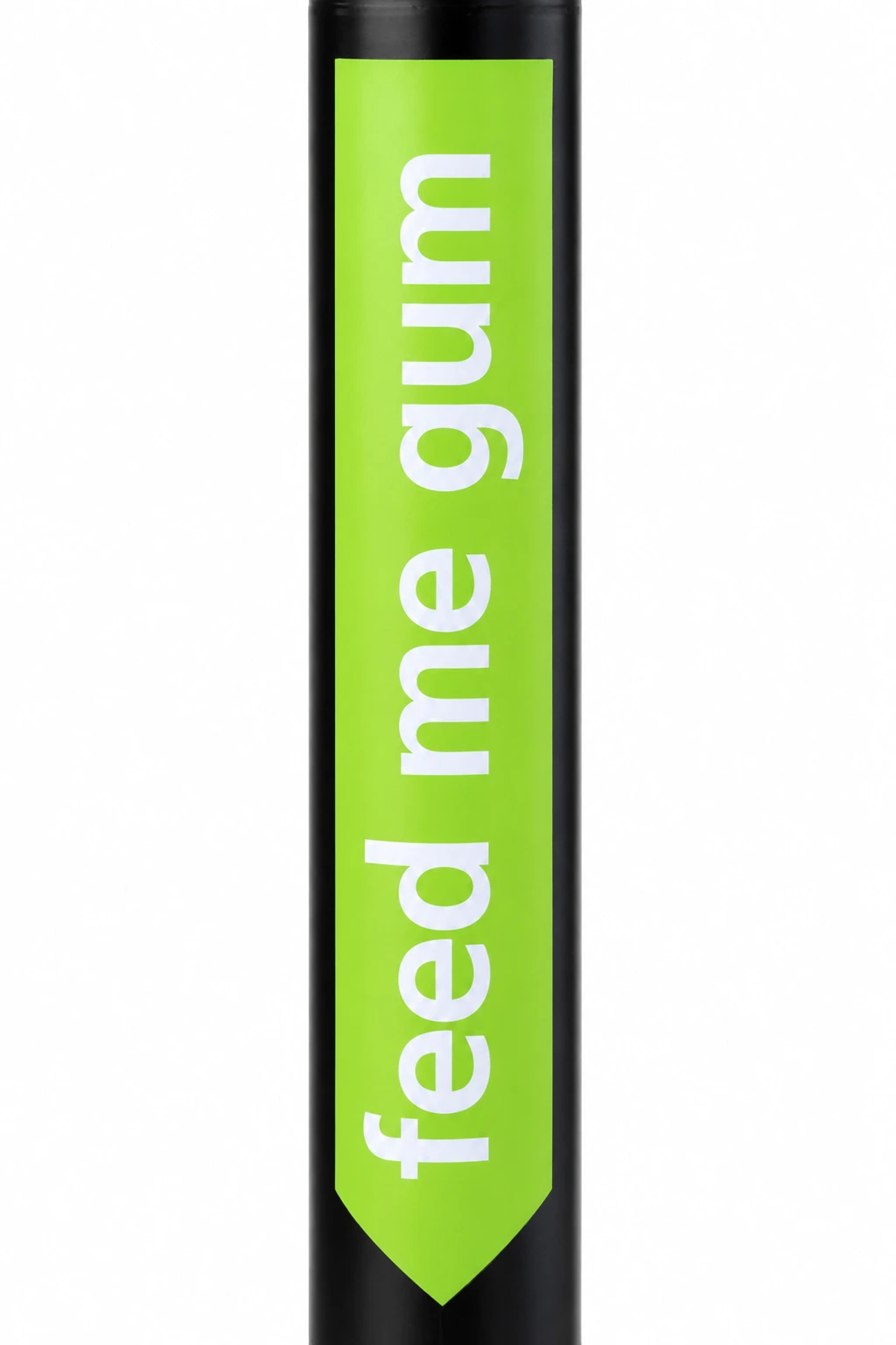 PostPointer signs for cigarette and gum disposal