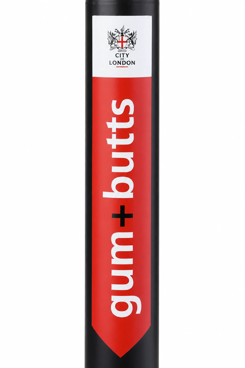 PostPointer signs for cigarette and gum disposal