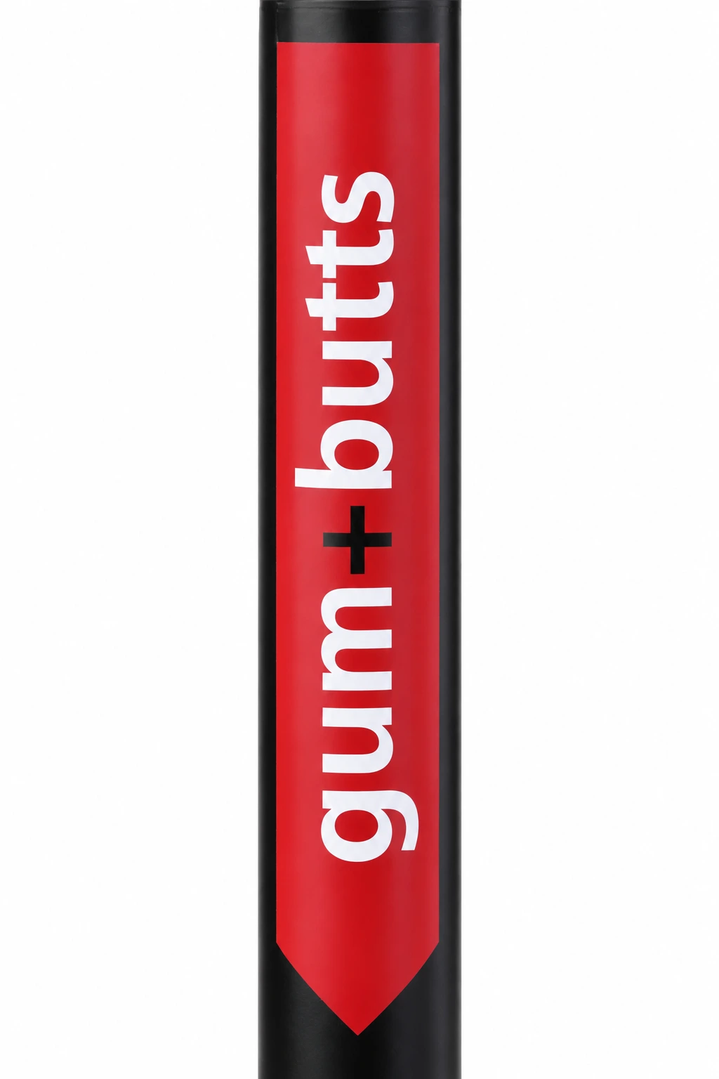 PostPointer signs for cigarette and gum disposal