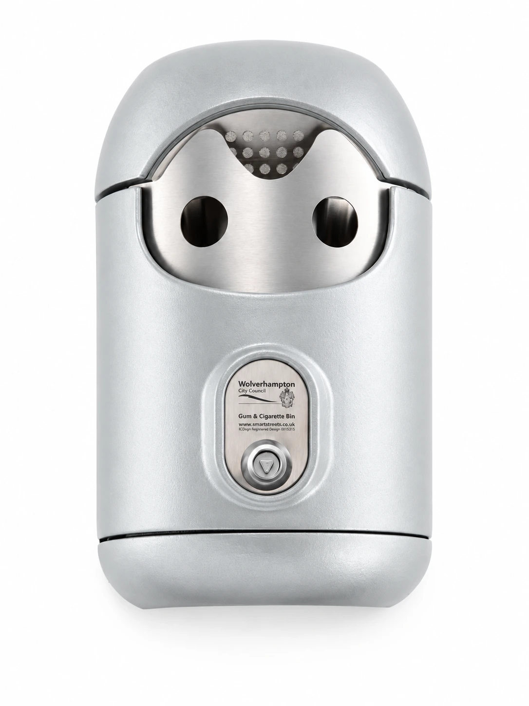 Wall-mounted Smartbin cigarette and chewing gum bins