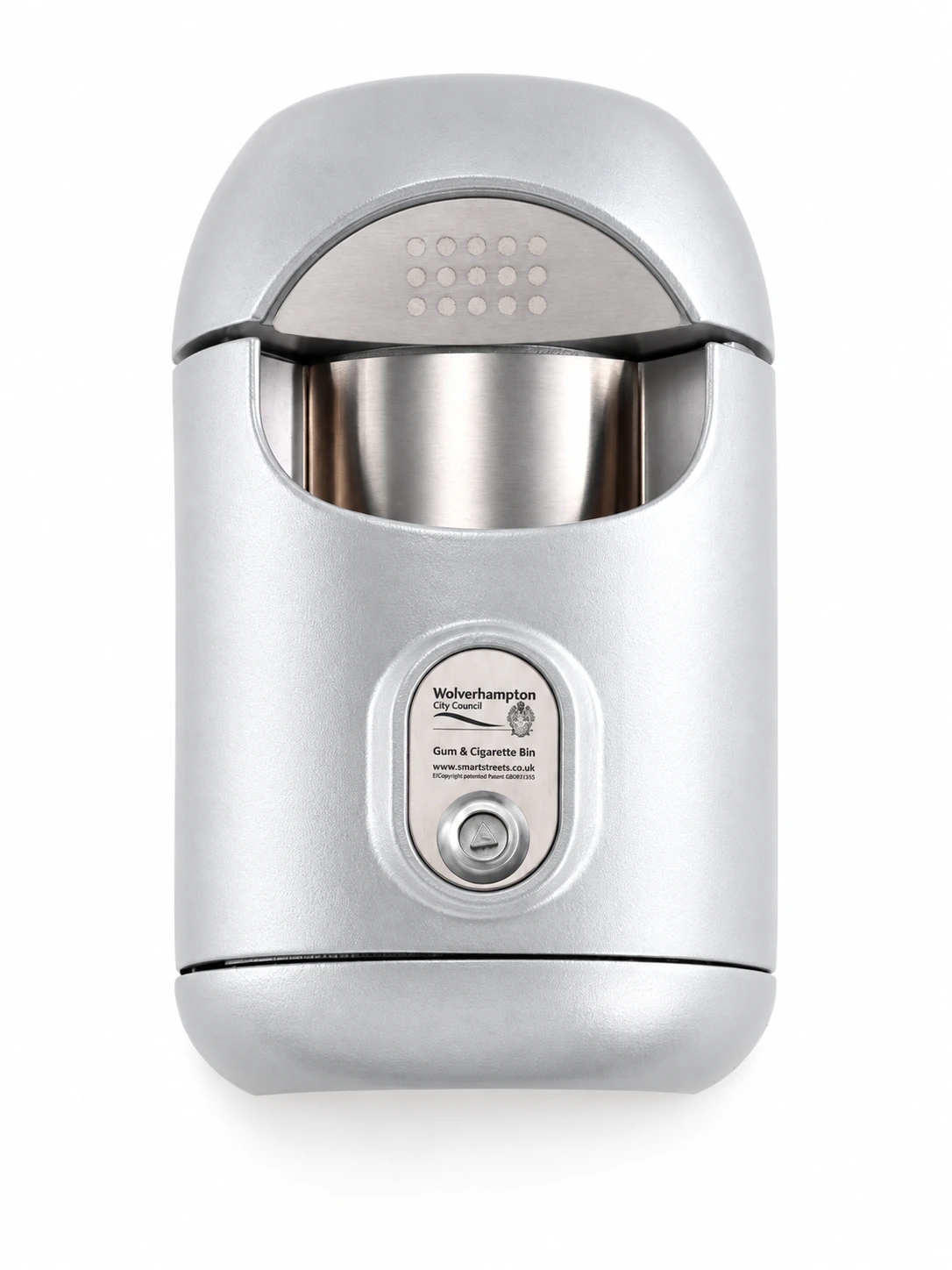 Wall-mounted Smartbin cigarette and chewing gum bins