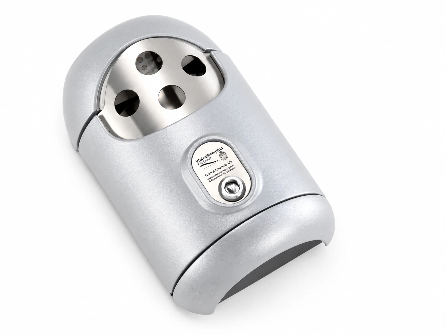 Wall-mounted Smartbin cigarette and chewing gum bins