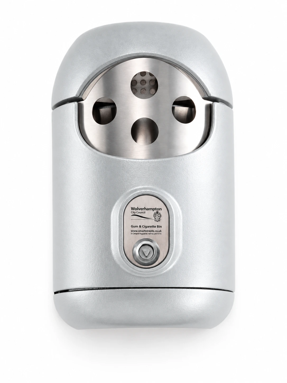 Wall-mounted Smartbin cigarette and chewing gum bins