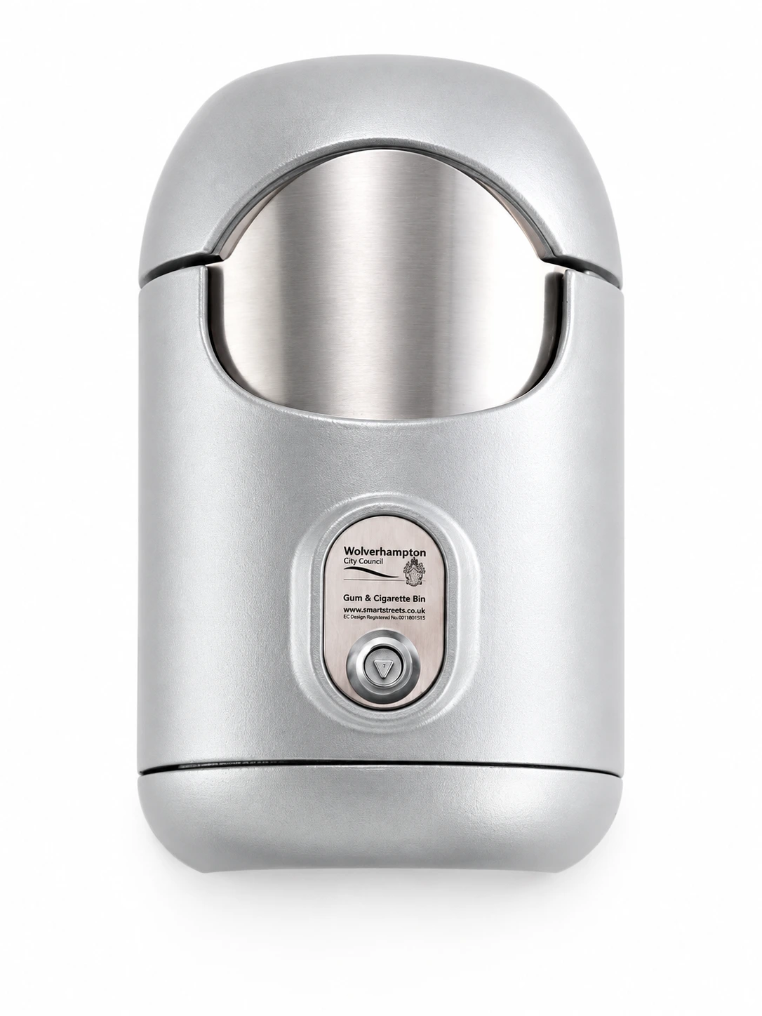 Wall-mounted Smartbin cigarette and chewing gum bins