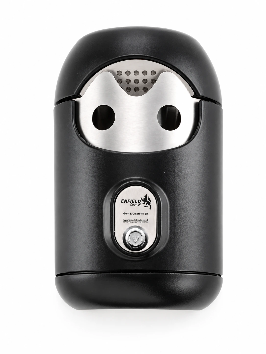 Wall-mounted Smartbin cigarette and chewing gum bins