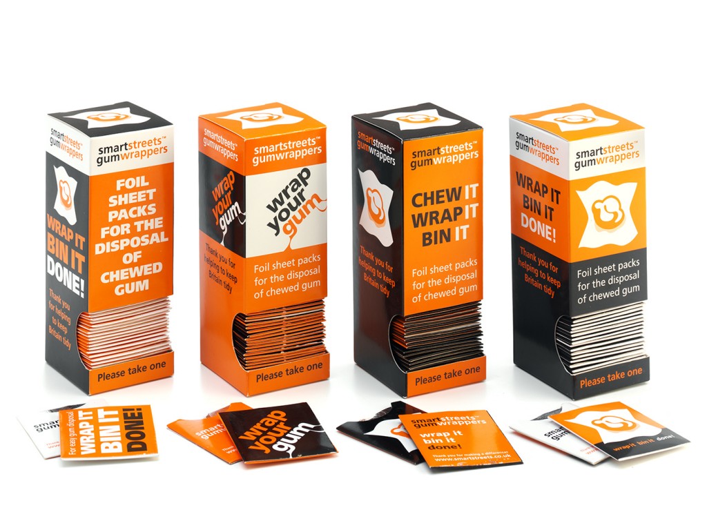 Smartstreets Gumwrappers product and packaging