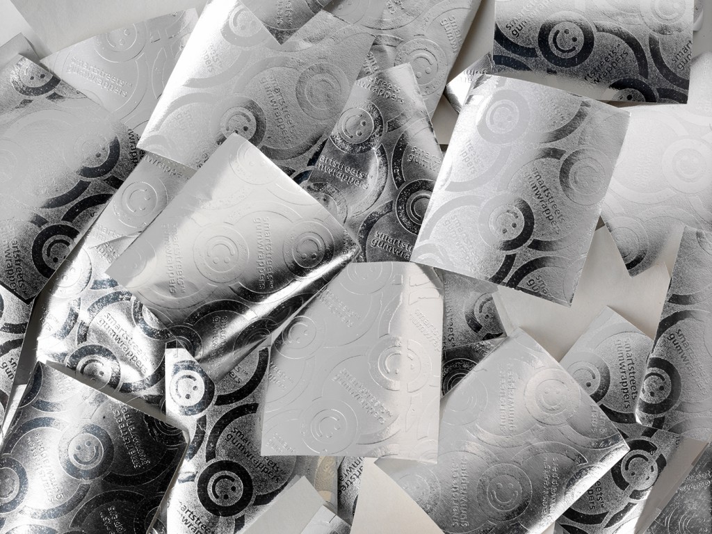 Smartstreets Gumwrappers product and packaging, example design 3
