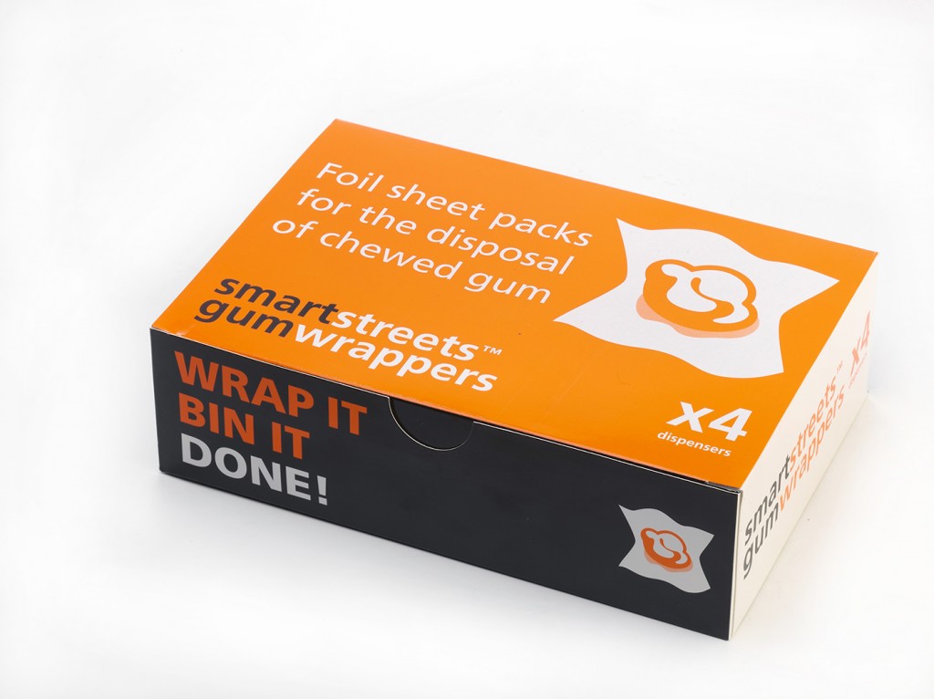 Smartstreets Gumwrappers product and packaging, example design 5