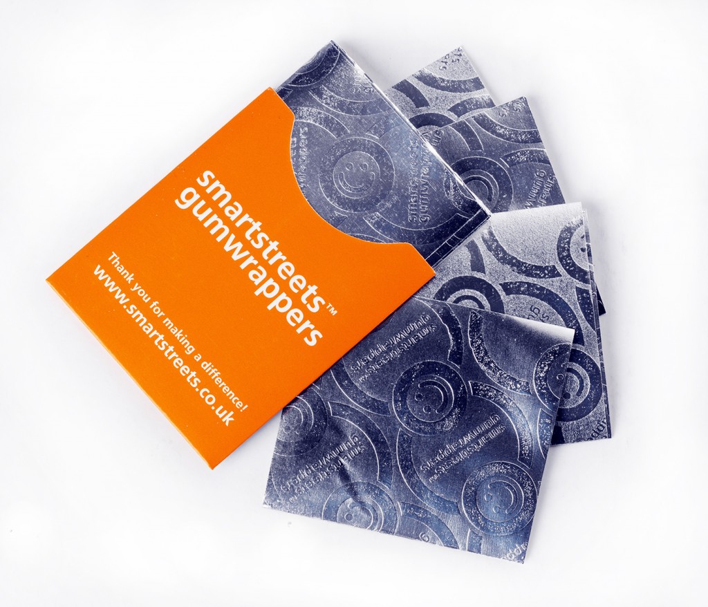 Smartstreets Gumwrappers product and packaging, example design 6