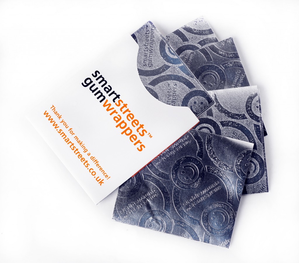 Smartstreets Gumwrappers product and packaging, example design 7