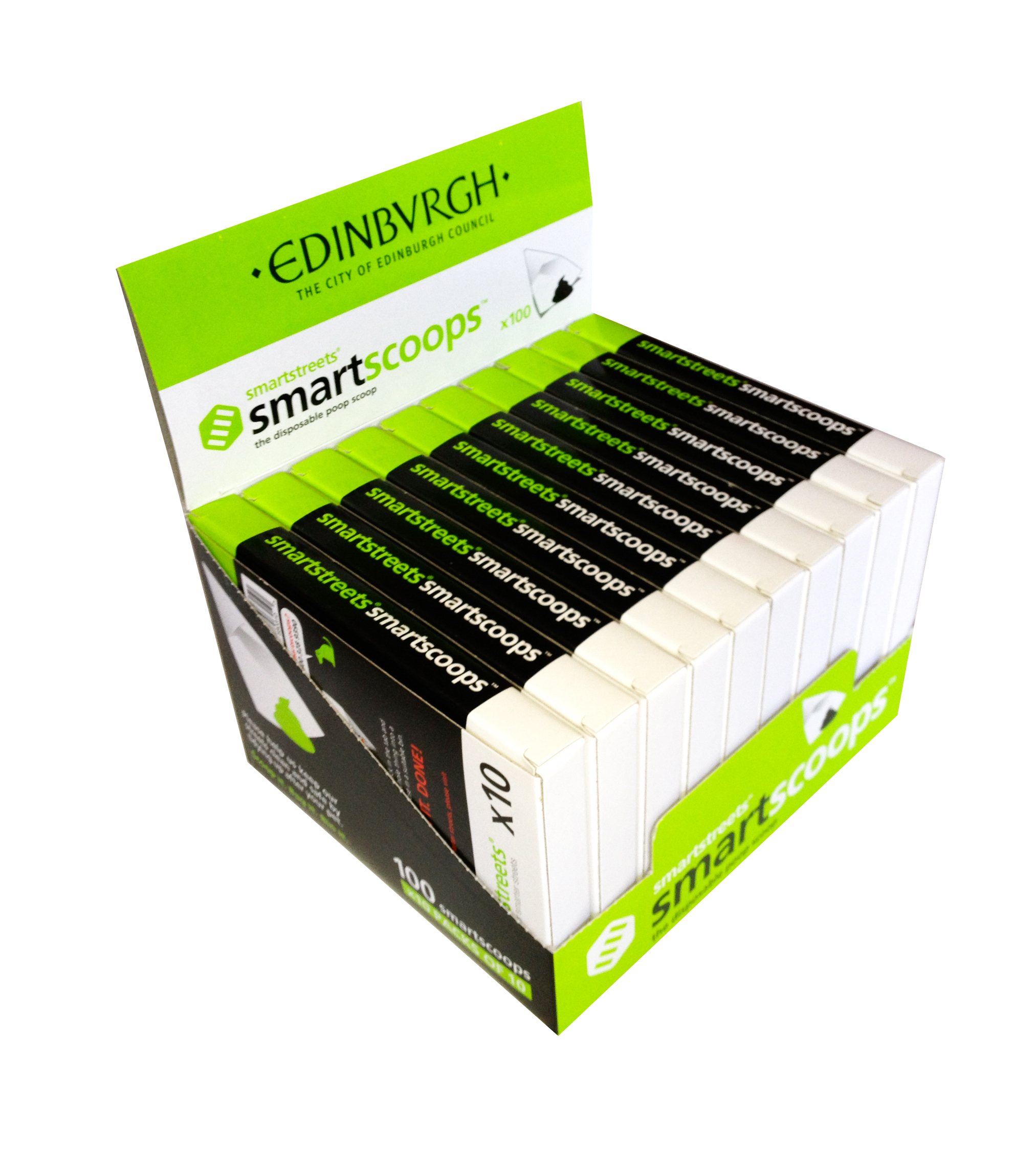 Smartstreets Smartscoops product and packaging, example design 1