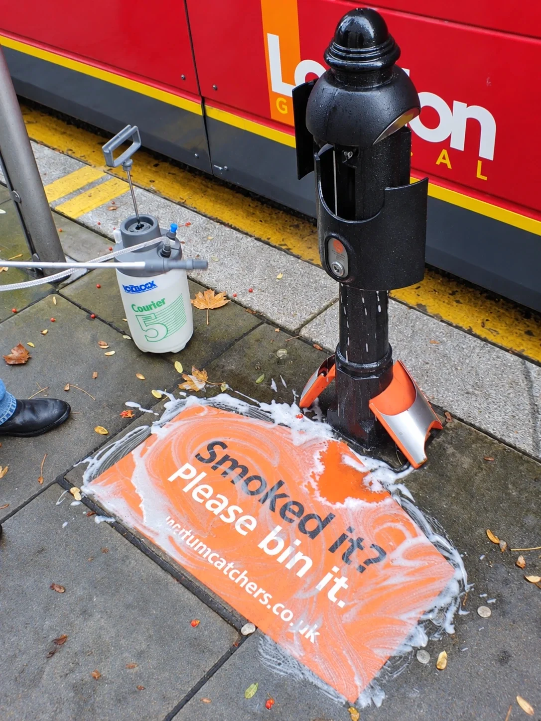 Treadprint pavement graphics