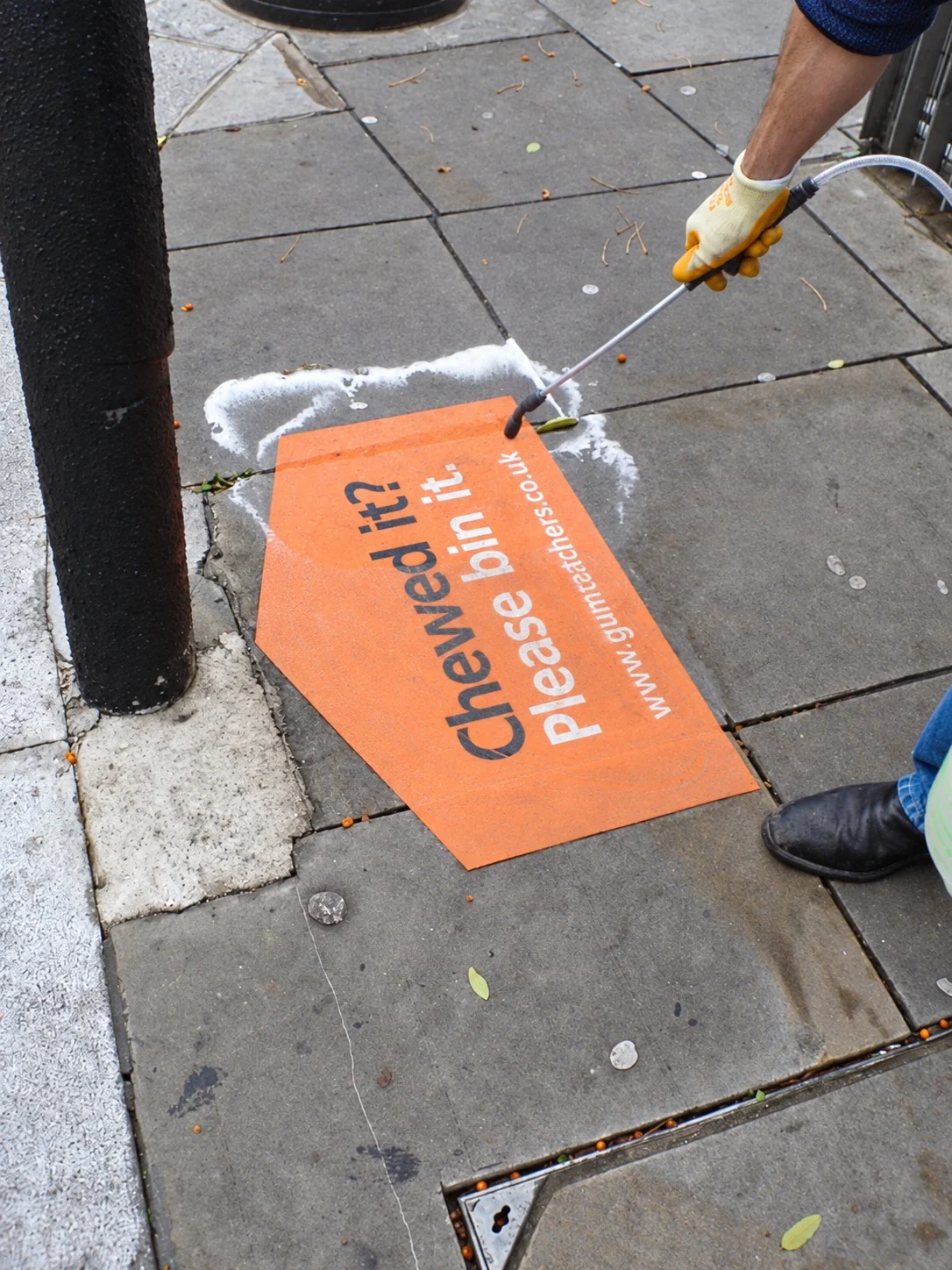 Treadprint pavement graphics