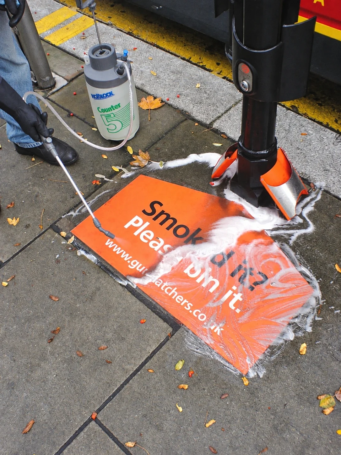 Treadprint pavement graphics