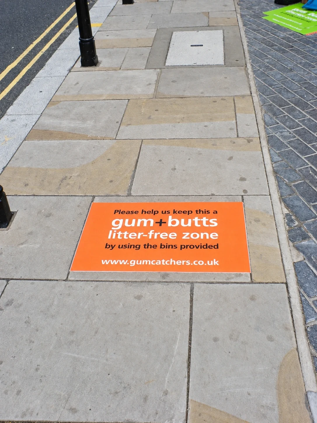 Treadprint pavement graphics