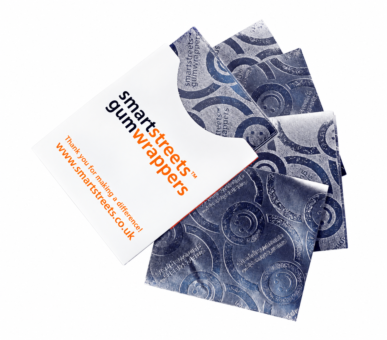 Smartstreets Gumwrappers product and packaging, example design 7