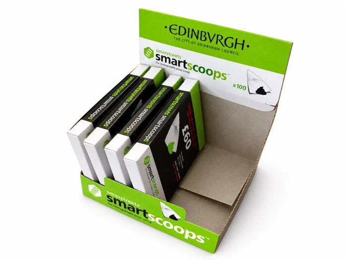 Edinburgh Smartscoops dispenser — archive photograph