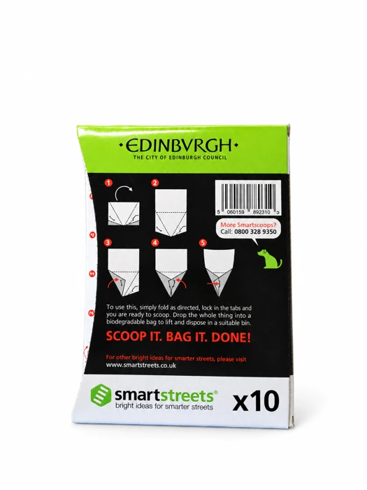Edinburgh Smartscoops pack — folding instructions