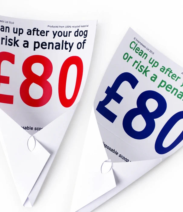 Smartscoops with example campaign printing