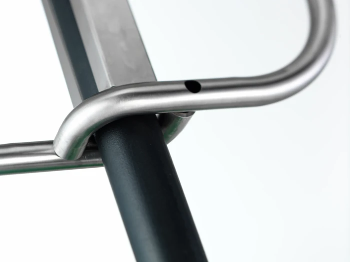 Cyclepark stainless steel mounting detail